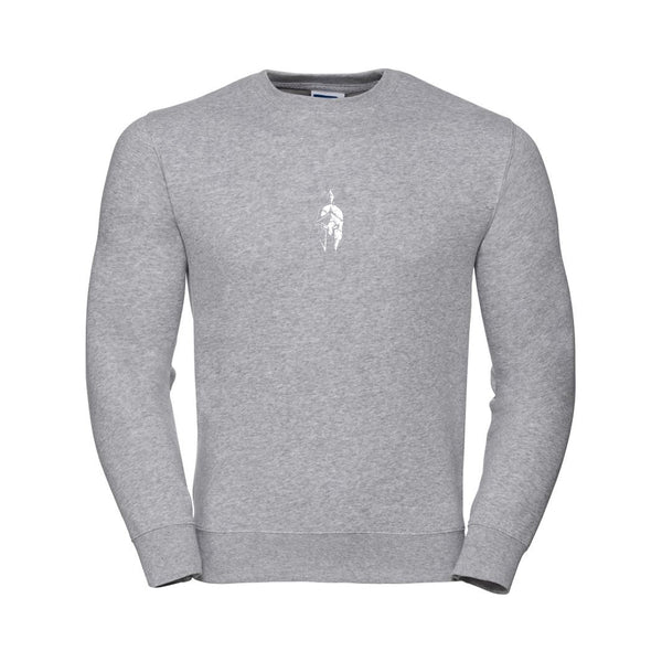 CREWNECK "Spartan Helmet" GREY