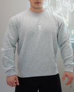 CREWNECK "Spartan Helmet" GREY