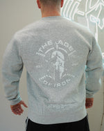 CREWNECK "Spartan Helmet" GREY