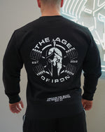 CREWNECK "Spartan Helmet" BLACK