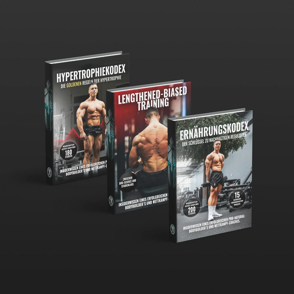 E-Book Bundle – Hypertrophiekodex, Ernährungskodex & Lengthened-Biased Training