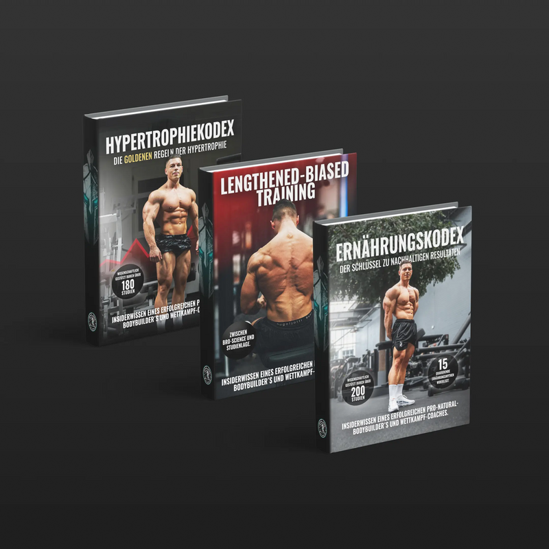 E-Book Bundle – Hypertrophiekodex, Ernährungskodex & Lengthened-Biased Training