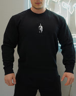 CREWNECK "Spartan Helmet" BLACK
